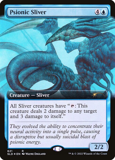 Psionic Sliver (Extended Art) (Foil) - SLD - 621