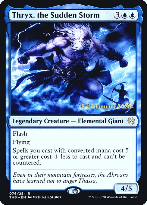 Thryx, the Sudden Storm (Foil) - PTHB - 76s
