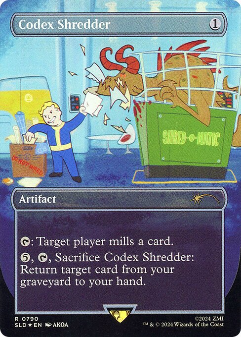Codex Shredder (Rainbow Foil) - SLD - 790★