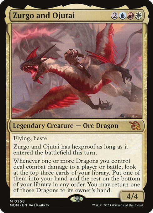 Zurgo and Ojutai (Foil) - MOM - 258