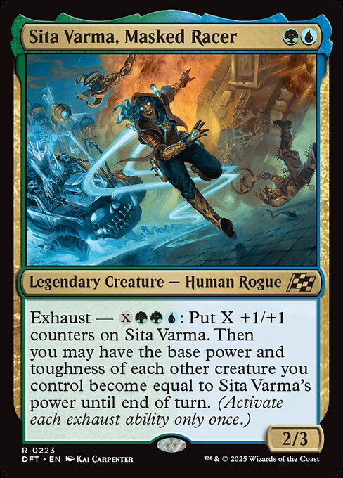 Sita Varma, Masked Racer (Foil) - DFT - 223