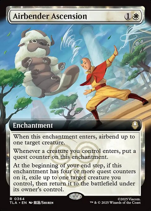 Airbender Ascension (Extended Art) (Foil) - TLA - 364