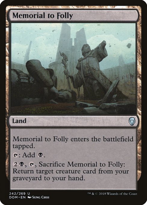 Memorial to Folly - DOM - 242