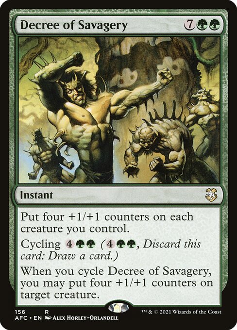 Decree of Savagery - AFC - 156