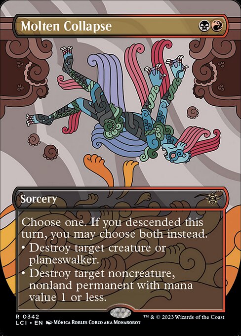Molten Collapse (Borderless) - LCI - 342