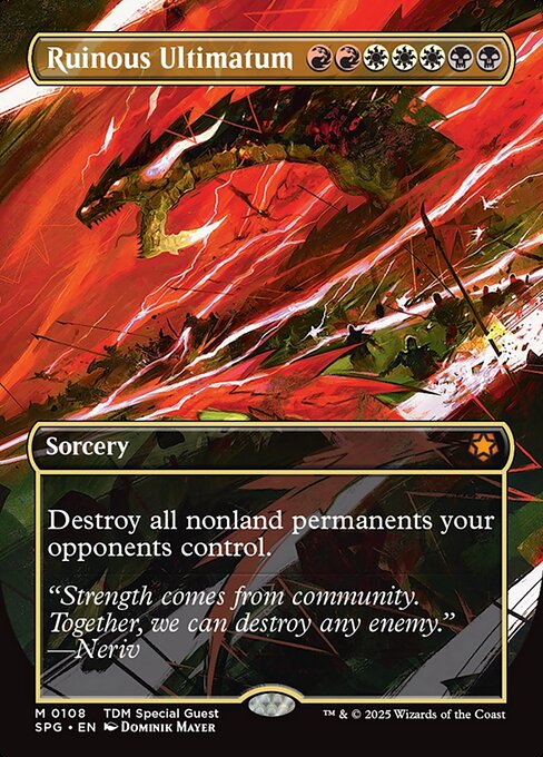 Ruinous Ultimatum (Borderless) (Foil) - SPG - 108