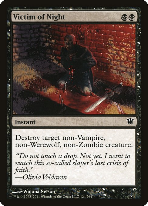 Victim of Night (Foil) - ISD - 124