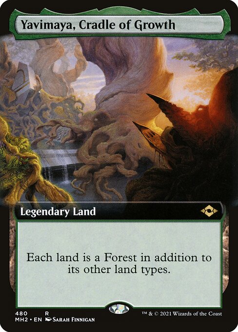 Yavimaya, Cradle of Growth (Extended Art) - MH2 - 480