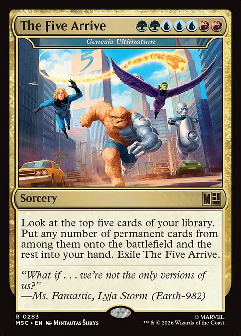 The Five Arrive - Genesis Ultimatum - MSC - 283