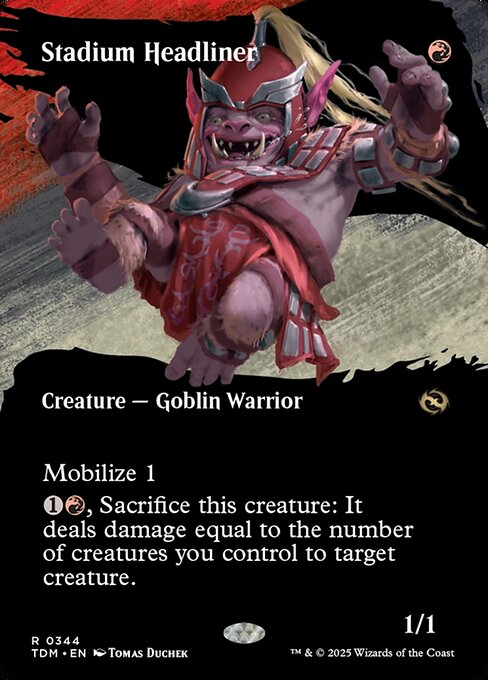 Stadium Headliner (Borderless) (Foil) - TDM - 344