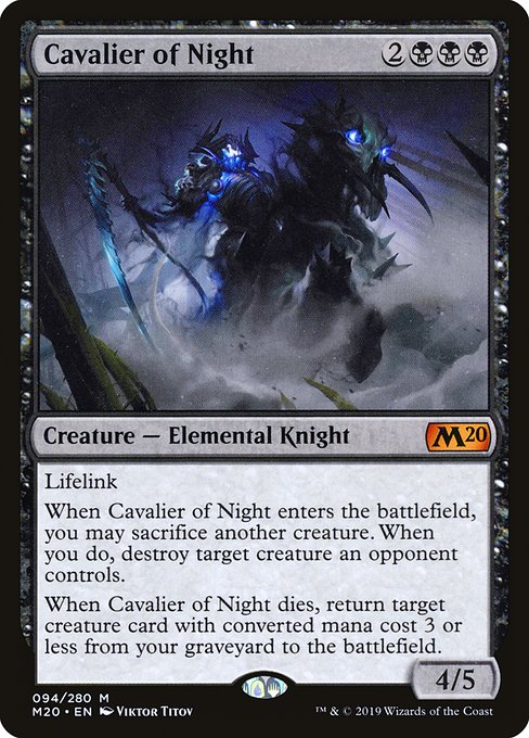 Cavalier of Night - M20 - 94