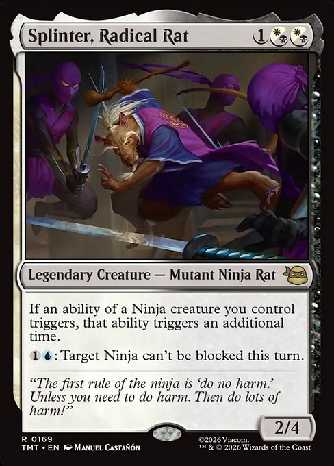 Splinter, Radical Rat (Foil) - TMT - 169