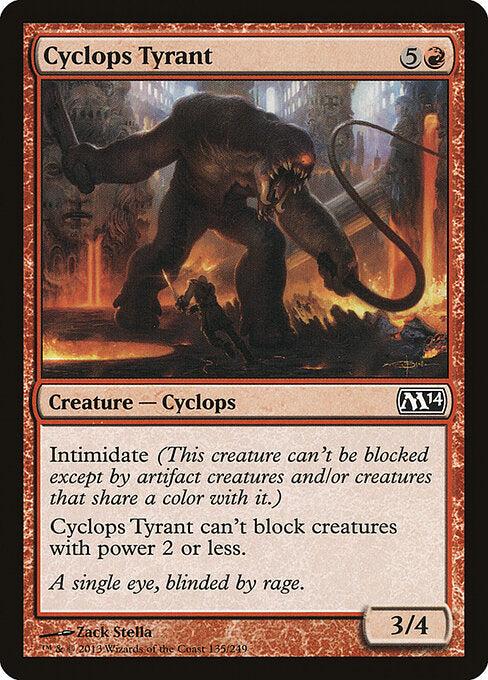 Cyclops Tyrant (Foil) - M14 - 135