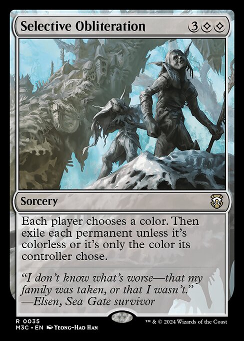 Selective Obliteration - M3C - 35