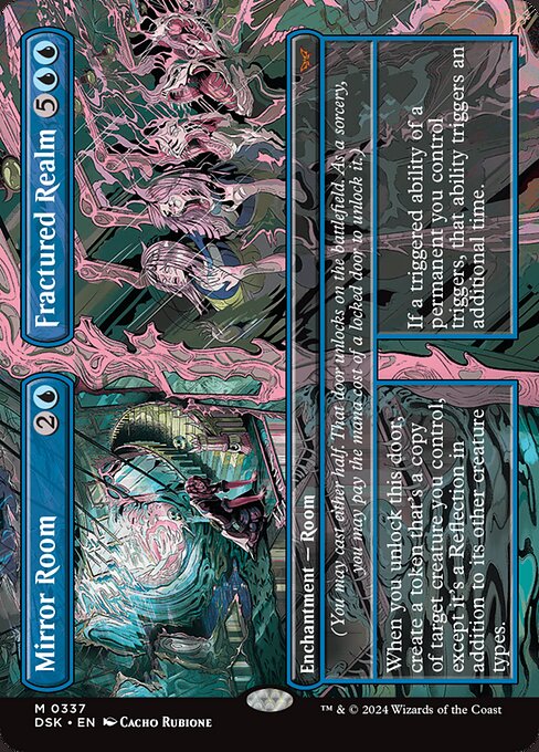 Mirror Room // Fractured Realm (Borderless) (Foil) - DSK - 337
