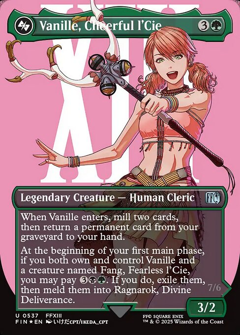 Vanille, Cheerful l'Cie (Borderless) (Surge Foil) - FIN - 537