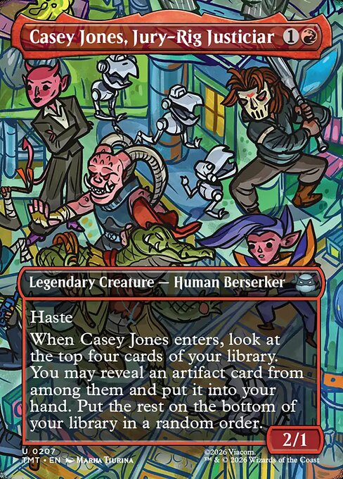 Casey Jones, Jury-Rig Justiciar (Borderless) - TMT - 207
