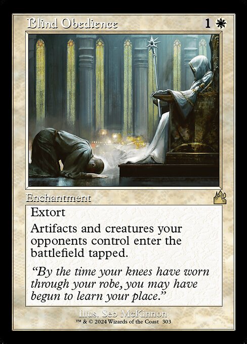 Blind Obedience (Retro Frame) (Foil) - RVR - 303