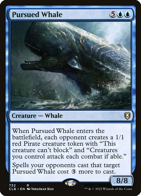 Pursued Whale - CLB - 732