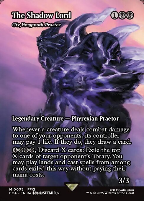 The Shadow Lord - Gix, Yawgmoth Praetor (Showcase) (Foil) - FCA - 35