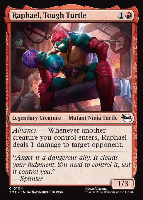 Raphael, Tough Turtle - TMT - 104