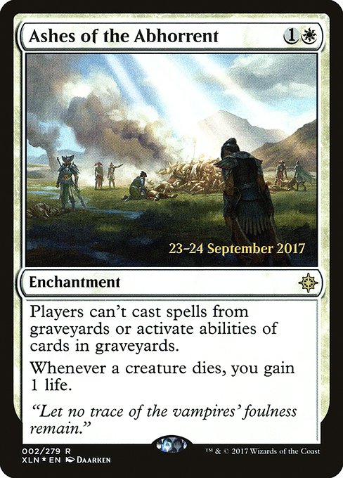 Ashes of the Abhorrent (Foil) - PXLN - 2s