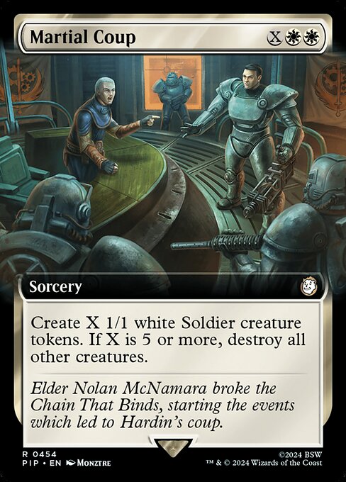 Martial Coup (Extended Art) (Foil) - PIP - 454