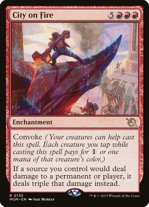 City on Fire (Foil) - PMOM - 135p