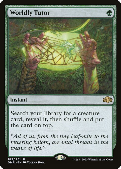 Worldly Tutor (Foil) - DMR - 185