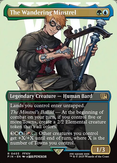 The Wandering Minstrel (Borderless) - FIN - 403