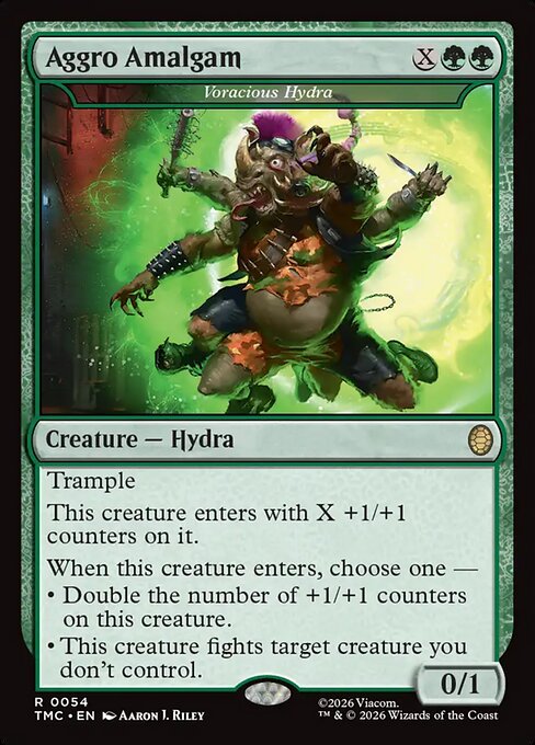 Aggro Amalgam - Voracious Hydra - TMC - 54