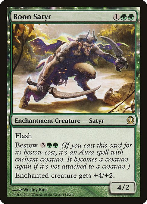 Boon Satyr (Foil) - THS - 152