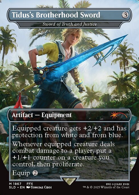 Tidus's Brotherhood Sword - Sword of Truth and Justice - SLD - 1867