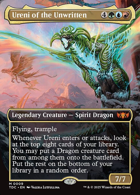 Ureni of the Unwritten (Borderless) (Foil) - TDC - 9
