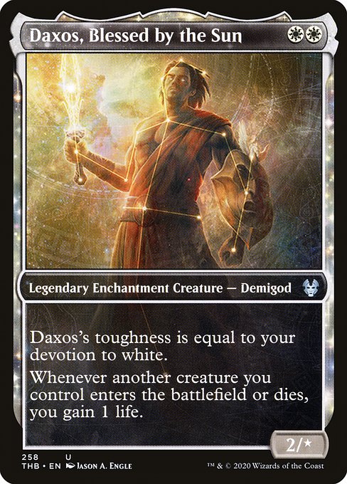 Daxos, Blessed by the Sun (Showcase) (Foil) - THB - 258