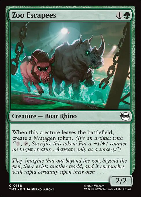 Zoo Escapees - TMT - 138