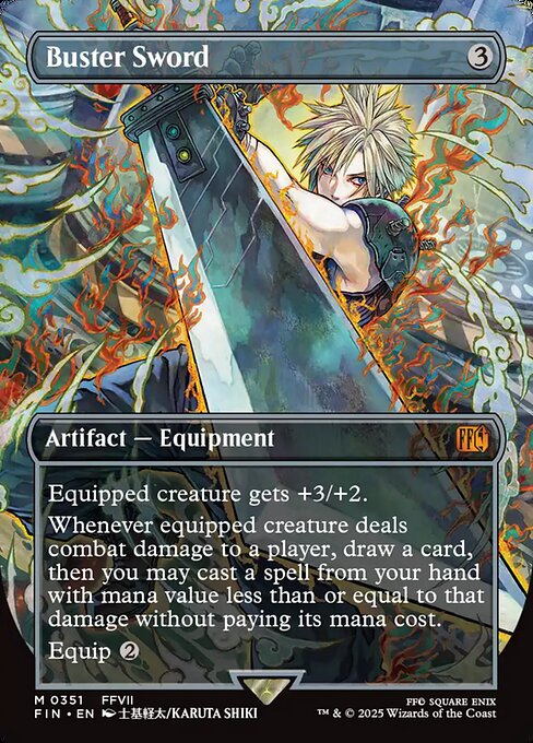 Buster Sword (Borderless) - FIN - 351