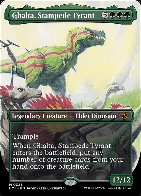 Ghalta, Stampede Tyrant (Borderless) - LCI - 326