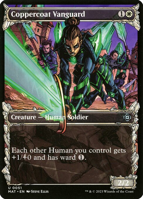 Coppercoat Vanguard (Showcase) (Foil) - MAT - 51