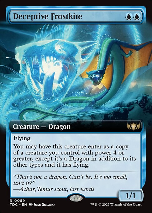 Deceptive Frostkite (Extended Art) - TDC - 59