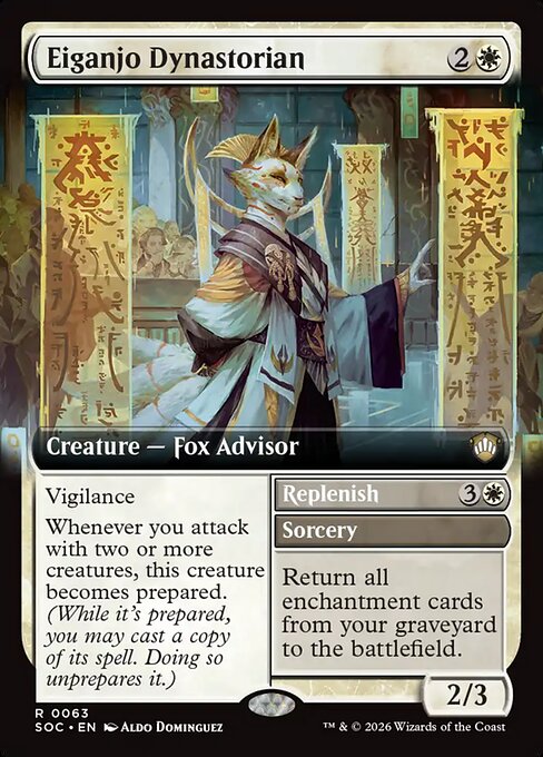 Eiganjo Dynastorian (Extended Art) - SOC - 63