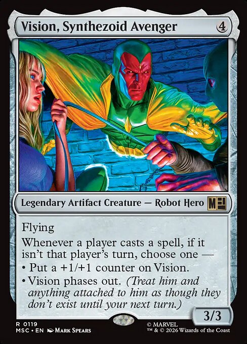 Vision, Synthezoid Avenger - MSC - 119