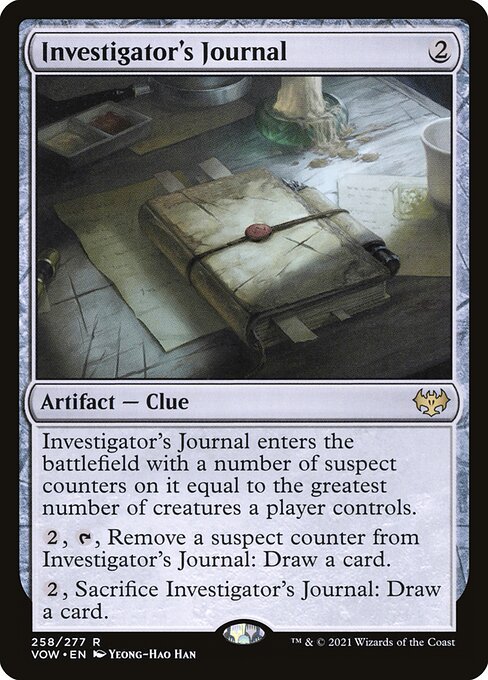 Investigator's Journal - VOW - 258