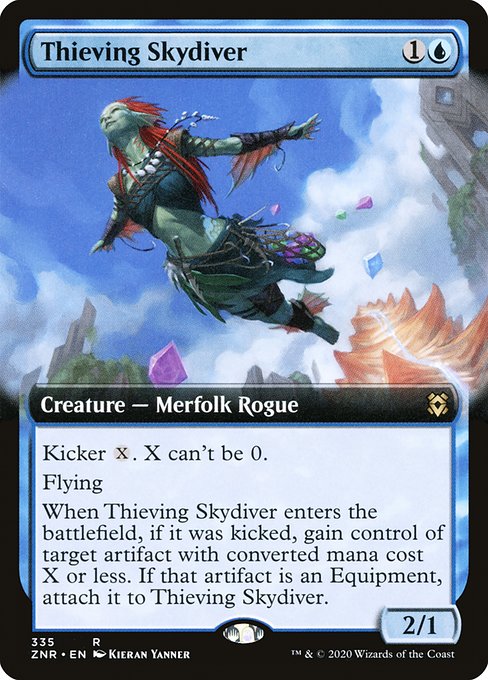 Thieving Skydiver (Extended Art) (Foil) - ZNR - 335