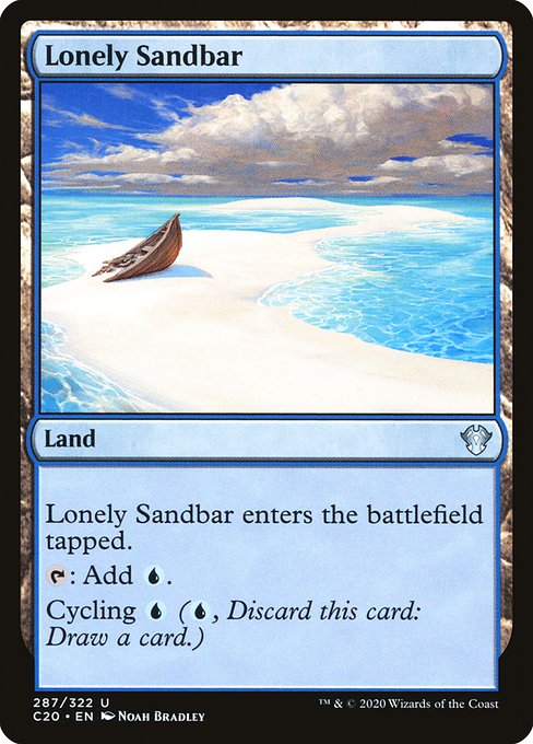 Lonely Sandbar - C20 - 287