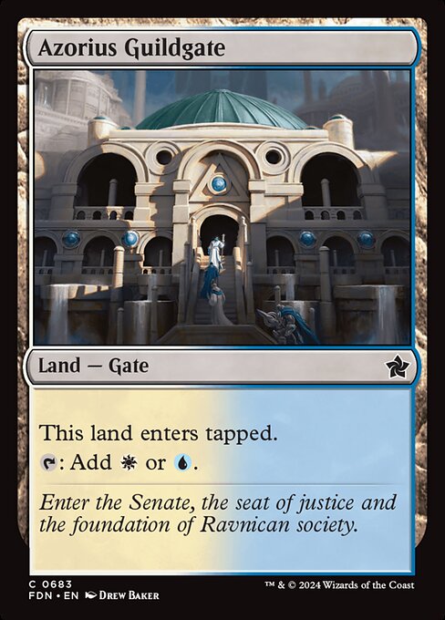 Azorius Guildgate - FDN - 683