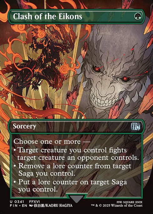Clash of the Eikons (Borderless) (Foil) - FIN - 341