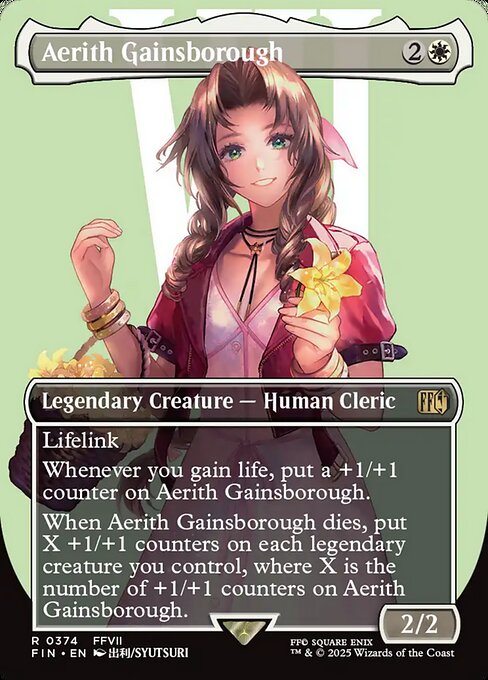 Aerith Gainsborough (Borderless) - FIN - 374