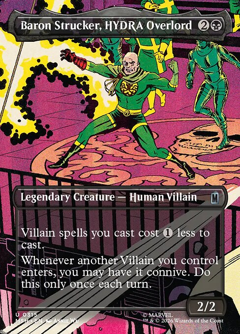 Baron Strucker, HYDRA Overlord (Borderless) - MSH - 315