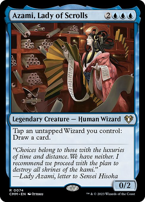 Azami, Lady of Scrolls - CMM - 74